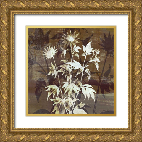 Prairie Mix II Gold Ornate Wood Framed Art Print with Double Matting by Butler, John