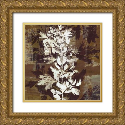 Prairie Mix III Gold Ornate Wood Framed Art Print with Double Matting by Butler, John