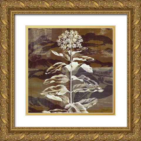 Prairie Mix VI Gold Ornate Wood Framed Art Print with Double Matting by Butler, John