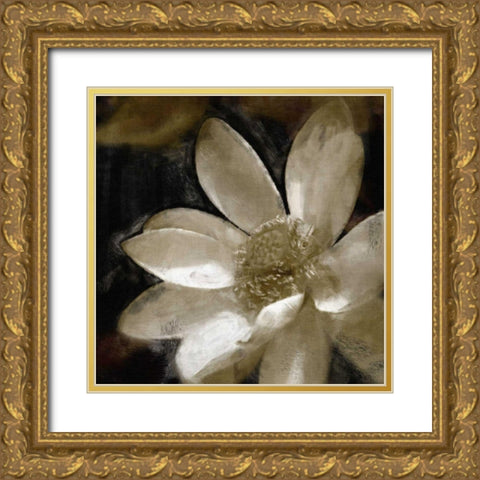 Bronze Lily I Gold Ornate Wood Framed Art Print with Double Matting by Bay, Noah