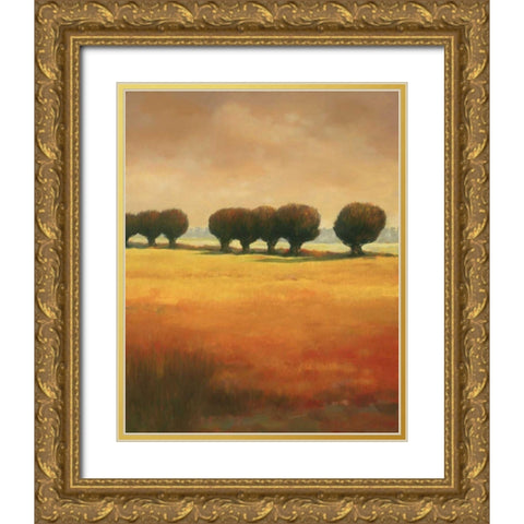 Pollard Willow II Gold Ornate Wood Framed Art Print with Double Matting by Reynolds, Graham