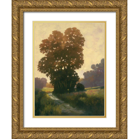 Summertime II Gold Ornate Wood Framed Art Print with Double Matting by Reynolds, Graham