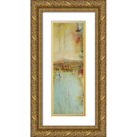 Eastside Story II Gold Ornate Wood Framed Art Print with Double Matting by Ashley, Erin