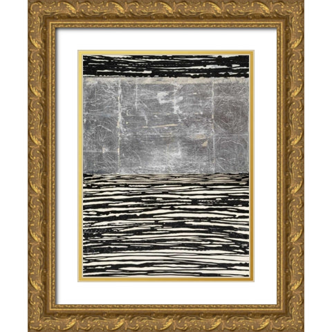 Shine a Light II Gold Ornate Wood Framed Art Print with Double Matting by Avondet, Natalie