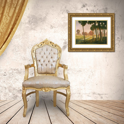 Morning Light II Gold Ornate Wood Framed Art Print with Double Matting by Reynolds, Graham