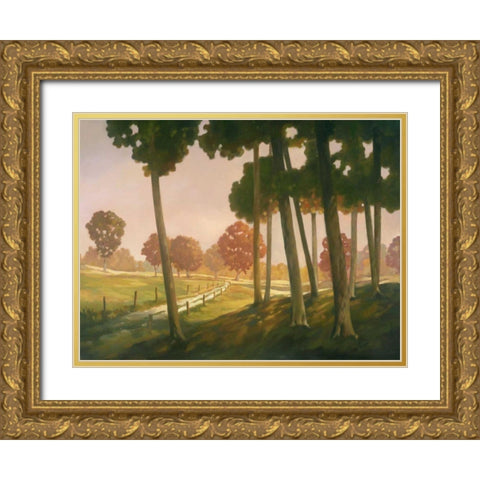 Morning Light II Gold Ornate Wood Framed Art Print with Double Matting by Reynolds, Graham