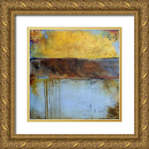 Crossroad 44 Gold Ornate Wood Framed Art Print with Double Matting by Ashley, Erin