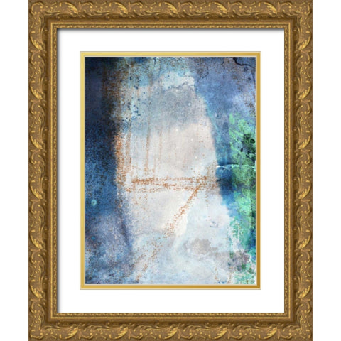 Ice Age I Gold Ornate Wood Framed Art Print with Double Matting by Archie, K.