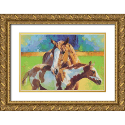 Morning Colors Gold Ornate Wood Framed Art Print with Double Matting by Chapman, Julie T.