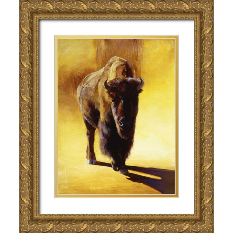 Matriarch Gold Ornate Wood Framed Art Print with Double Matting by Chapman, Julie T.