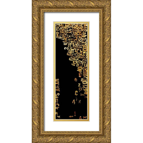 Stock I Gold Ornate Wood Framed Art Print with Double Matting by Ashley, Erin