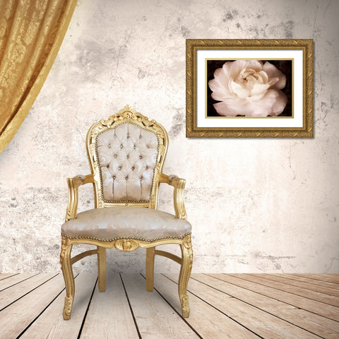 Elegant Ranunculus II Gold Ornate Wood Framed Art Print with Double Matting by Zalewski, Christine