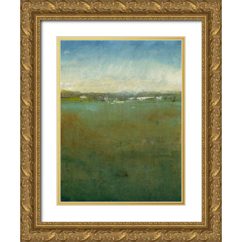 Atmospheric Field II Gold Ornate Wood Framed Art Print with Double Matting by OToole, Tim