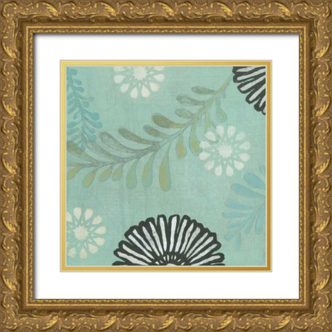 Sea Scape II Gold Ornate Wood Framed Art Print with Double Matting by Fuchs, Jodi