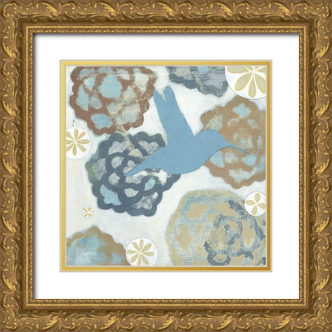 Hover I Gold Ornate Wood Framed Art Print with Double Matting by Fuchs, Jodi