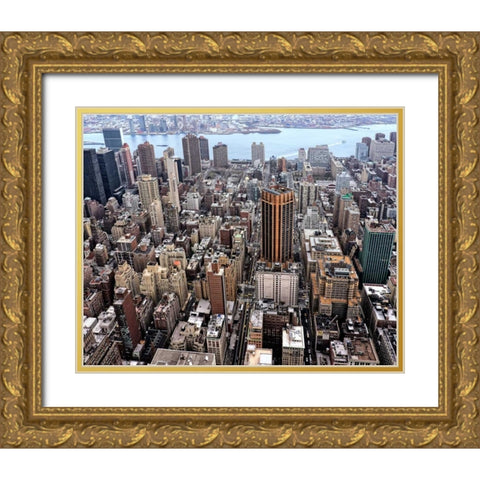 Components Gold Ornate Wood Framed Art Print with Double Matting by Chester, Colby