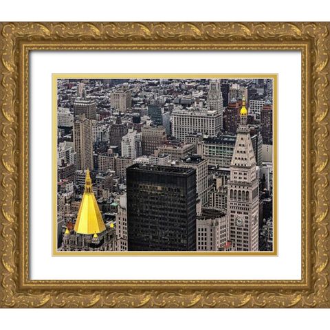 Crowned Jewels Gold Ornate Wood Framed Art Print with Double Matting by Chester, Colby