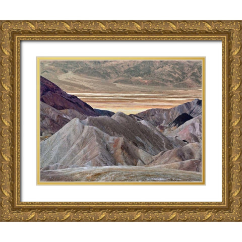 Zabriskie Pt. Gold Ornate Wood Framed Art Print with Double Matting by Chester, Colby