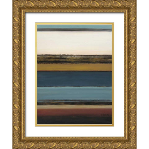 Arabian Night II Gold Ornate Wood Framed Art Print with Double Matting by Green-Aldridge, W.