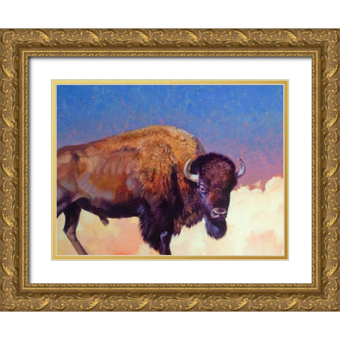 Ancient Wisdom Gold Ornate Wood Framed Art Print with Double Matting by Chapman, Julie T.