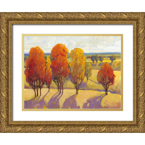 Day Glow II Gold Ornate Wood Framed Art Print with Double Matting by OToole, Tim