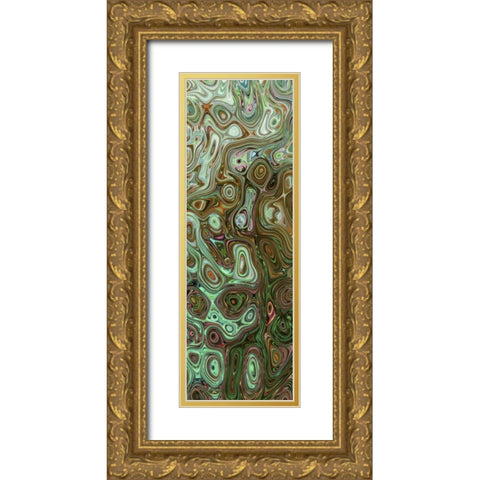 Creation II Gold Ornate Wood Framed Art Print with Double Matting by Harrington, Danielle