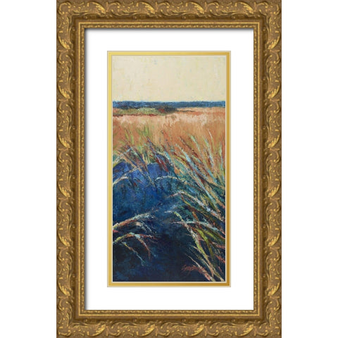 Pastel Wetlands II Gold Ornate Wood Framed Art Print with Double Matting by Wilkins, Suzanne