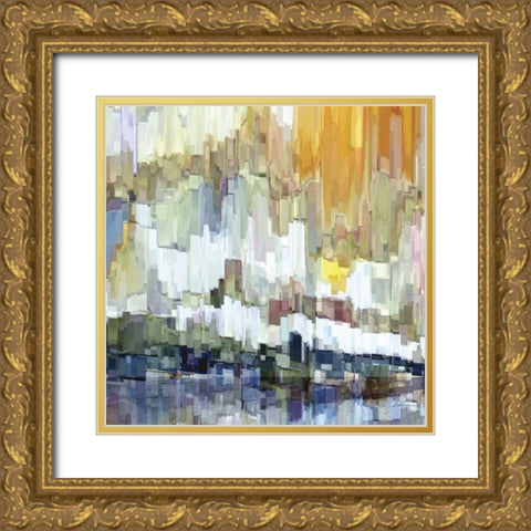 Glacier Bay II Gold Ornate Wood Framed Art Print with Double Matting by Burghardt, James