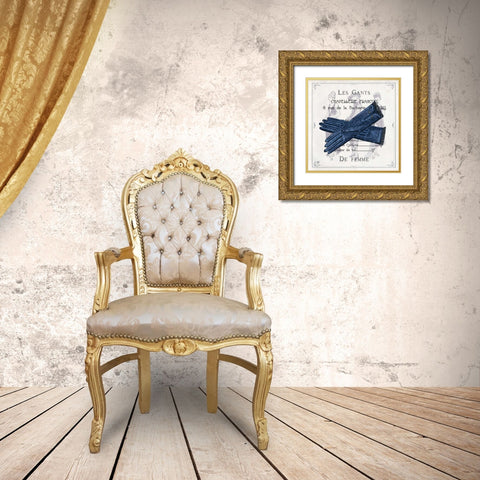 Haute Couture IV Gold Ornate Wood Framed Art Print with Double Matting by Joyner, Ginny