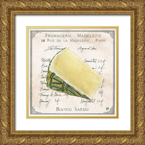 Fromages II Gold Ornate Wood Framed Art Print with Double Matting by Joyner, Ginny