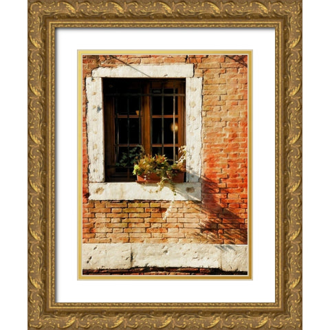 Venice Snapshots V Gold Ornate Wood Framed Art Print with Double Matting by Head, Danny