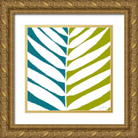 Duo Stem IV Gold Ornate Wood Framed Art Print with Double Matting by Burghardt, James