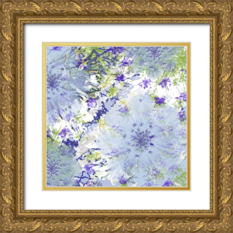 Abstract Pop III Gold Ornate Wood Framed Art Print with Double Matting by Mountain, Ricki