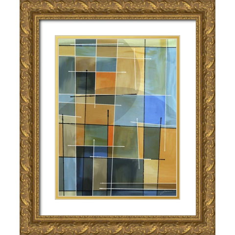 Counter Balance II Gold Ornate Wood Framed Art Print with Double Matting by Burghardt, James