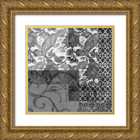 Odyssey I Gold Ornate Wood Framed Art Print with Double Matting by Higby, Jason