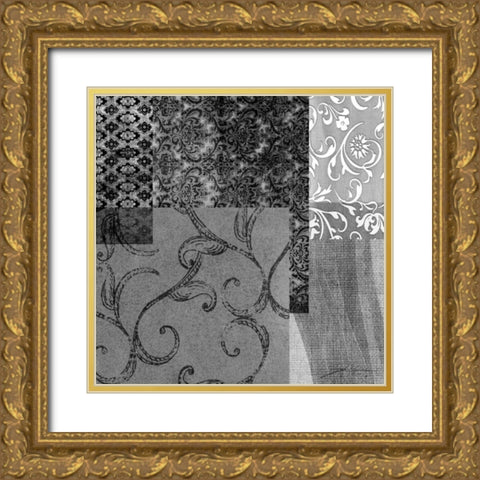 Odyssey III Gold Ornate Wood Framed Art Print with Double Matting by Higby, Jason