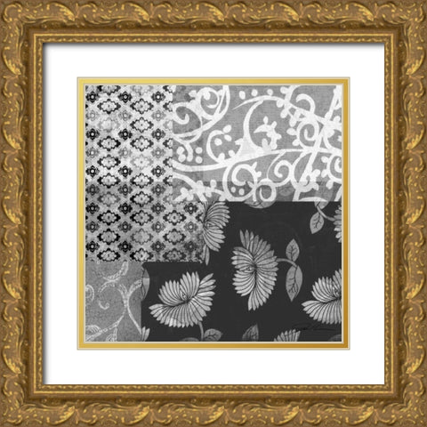 Odyssey IV Gold Ornate Wood Framed Art Print with Double Matting by Higby, Jason