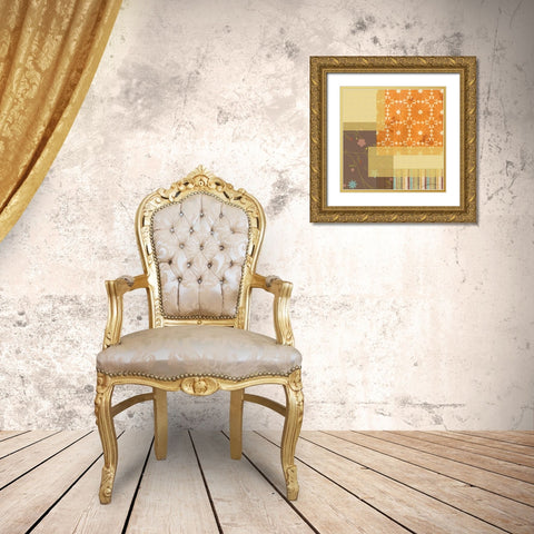 Marmalade IV Gold Ornate Wood Framed Art Print with Double Matting by Higby, Jason