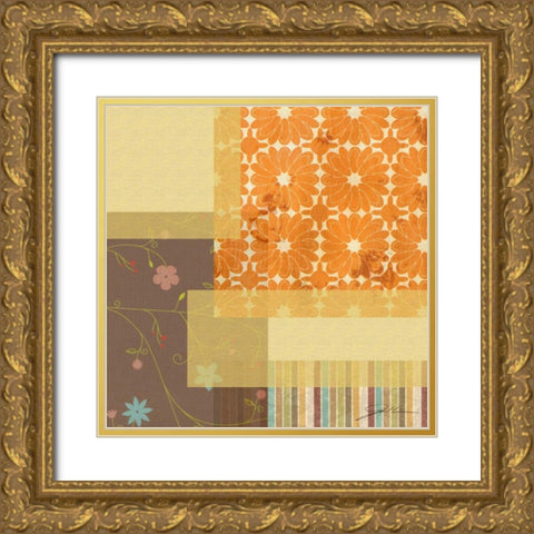 Marmalade IV Gold Ornate Wood Framed Art Print with Double Matting by Higby, Jason