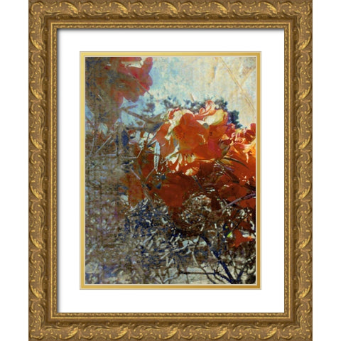 Tangled II Gold Ornate Wood Framed Art Print with Double Matting by Harrington, Danielle