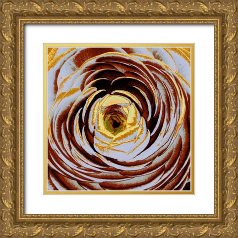 Lavinia I Gold Ornate Wood Framed Art Print with Double Matting by Harrington, Danielle