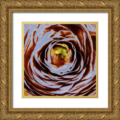 Lavinia II Gold Ornate Wood Framed Art Print with Double Matting by Harrington, Danielle