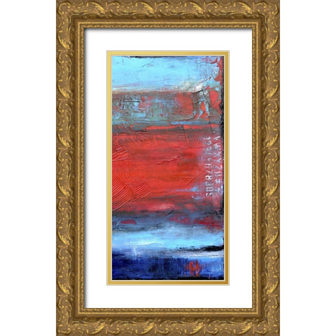 Road House Blues II Gold Ornate Wood Framed Art Print with Double Matting by Ashley, Erin