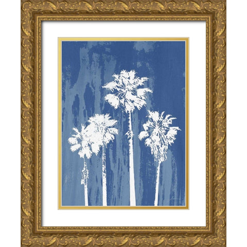 Oasis II Gold Ornate Wood Framed Art Print with Double Matting by Burghardt, James