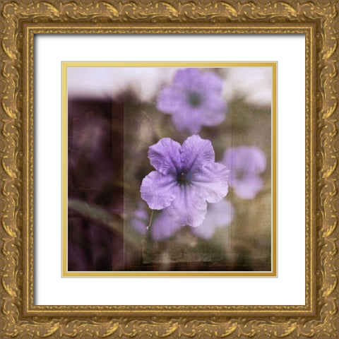 Purple Tranquility II Gold Ornate Wood Framed Art Print with Double Matting by Robinson, Emily