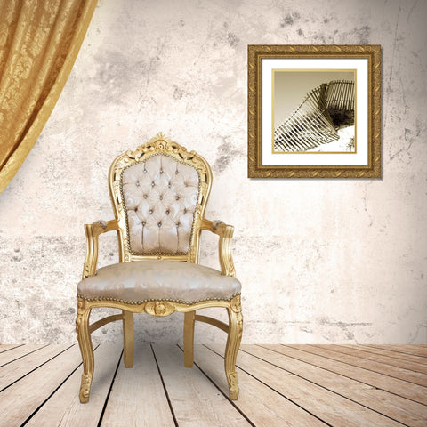 Fences in the Sand III Gold Ornate Wood Framed Art Print with Double Matting by Bay, Noah
