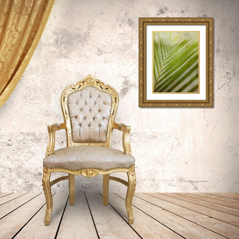 Elegant Frond II Gold Ornate Wood Framed Art Print with Double Matting by Robinson, Emily