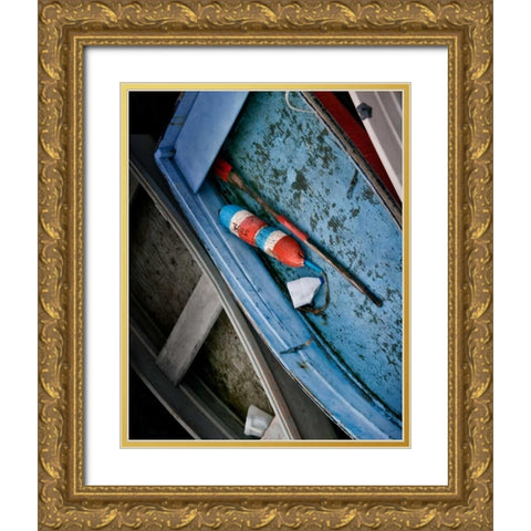 Wooden Rowboats XIII Gold Ornate Wood Framed Art Print with Double Matting by Perry, Rachel
