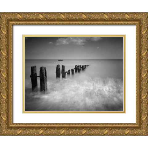 Fast and Slow Gold Ornate Wood Framed Art Print with Double Matting by Henson, Martin