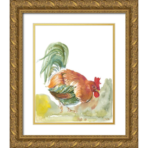 Down Home III Gold Ornate Wood Framed Art Print with Double Matting by Della-Piana, Elissa